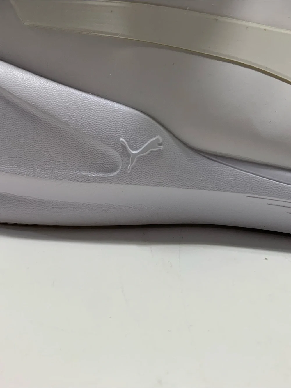 Puma Women’s White and Gray Slip-On Athletic Sneakers